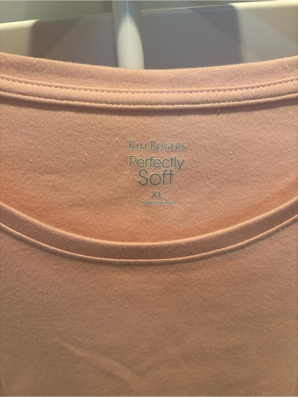 Kim Rogers Perfectly Soft Tee in Light Dusty Pink